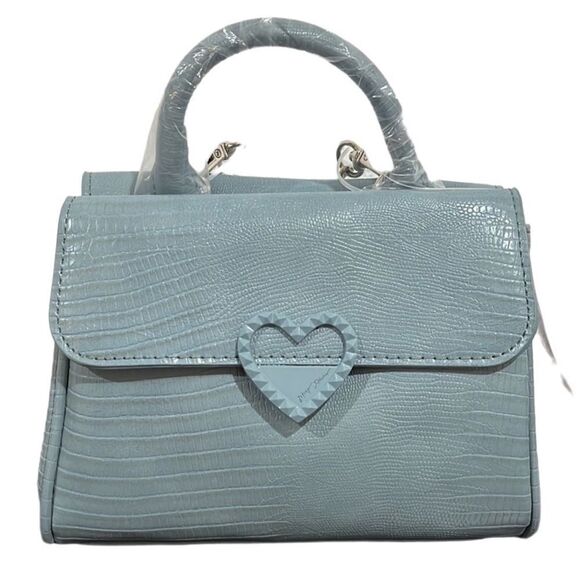 Betsey Johnson XO Poppy Textured Faux-Leather Crossbody Bag - Picture 1 of 11